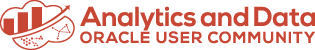 Analytics and Data Oracle User Community Logo